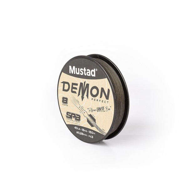 Mustad Demon Perfect Braid Gator Green 0,25mm 150m Pletena Glavna Vrvica