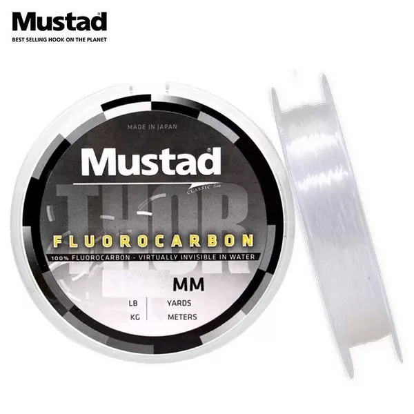 Mustad Thor FC Leader 30m 50lb Prozorna Predvezna Vrvica