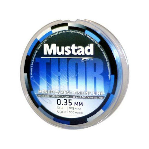 Mustad Thor Super Soft Mono Clear 0,45mm 20m Monofilna Glavna Vrvica