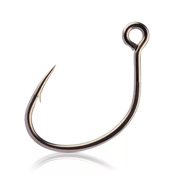 Mustad Ruthless In-Line Single 2 6db Z ušesom, Z bodico Trnek za soma