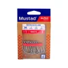 Mustad Ruthless In-Line Titan Steel 1 Z ušescem, trnek z bodico 6 kos