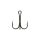 Mustad Np Round Bend Treble Hook 3/0 5 kosov Trojni trnek