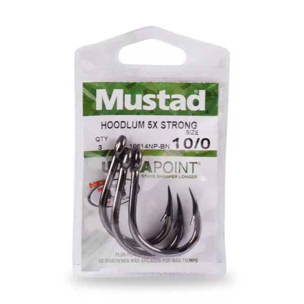 Mustad Live Bait 5 Ex Strong 9/0 Trnek, kavelj z brado 3 kosi