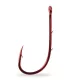 Mustad Red Baitholder Hook 1 10 kosov Kljuka z ušesom in bodičjem za smuča