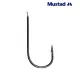 Mustad Ultra Np Wide Round Bend Match 10 10db Kavelj za krapa z lopatko in bodico