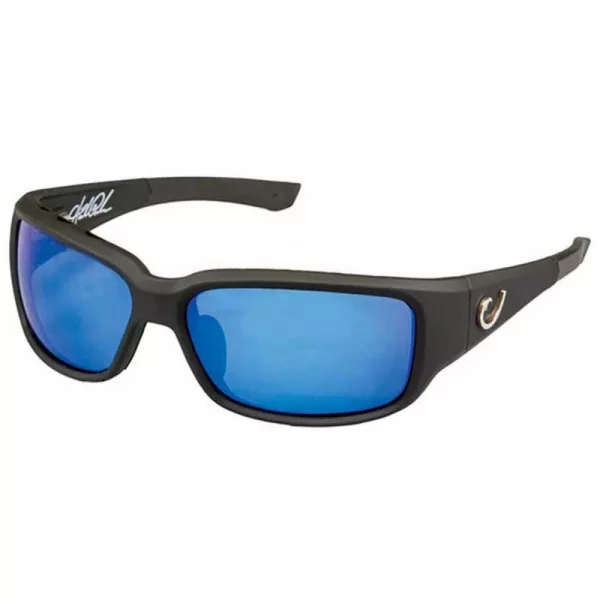 Mustad HP Polarizirana sončna očala - Black Frame, Smoke Lens With Blue Revo