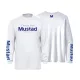 Mustad Svetlo siva znamka majica z dolgimi rokavi UV L