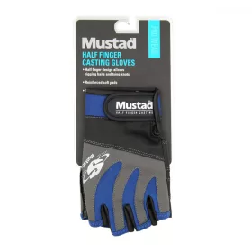 Mustad Half Finger Casting Gloves Rokavice brez prstov - XL