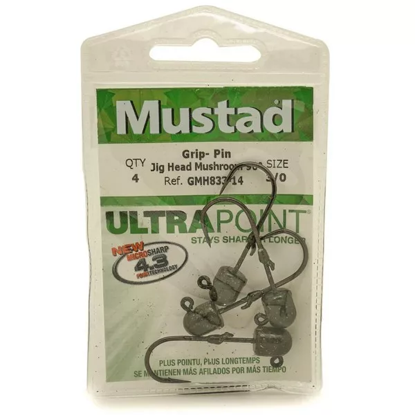 Mustad Ned Jig Head Titanx 1/0 10gr Jig glava 12 kos