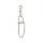 Mustad SS Rolling z varovalno vponko 4 10 kosov Vrtljivka