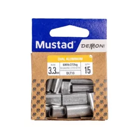 Mustad Oval Aluminium Sleeve 1,4mm Krimpelő Hüvely 40db