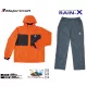 Major Craft Rain-X Oranžno Dvodelno Dežno Obleko XL