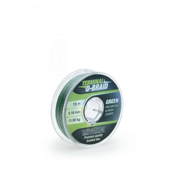 Mivardi Terminal D-Braid 0,14mm 15m Pletena predvrvica