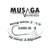 Musaga Classic 5/0 17gr Jig Fej 5db