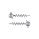 Fox Rage Mega Screws Bulk 15gr Csavaros Jigfej 20db