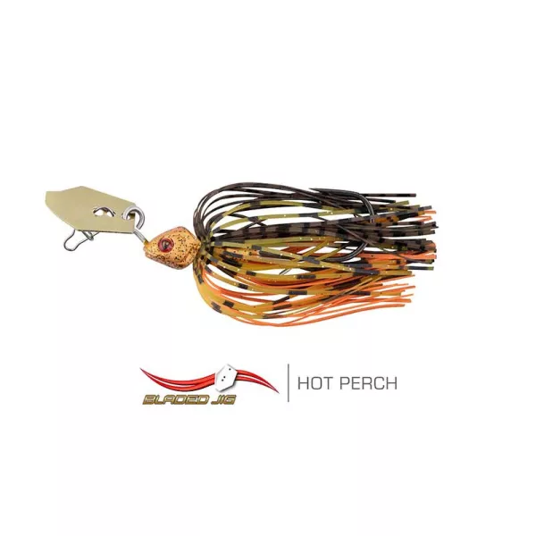 Fox Rage Bladed Jig 7gr Hot Perch Jig z krilom