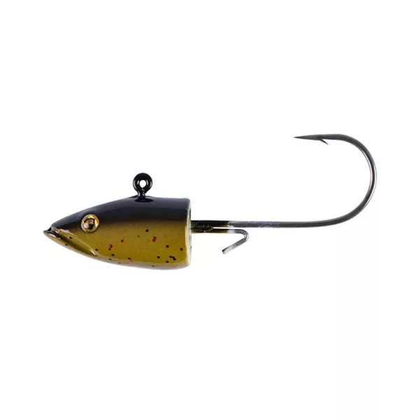 Fox Rage Eel Head Green Pumpkin 2/0 Jig Glava 5gr 4kom