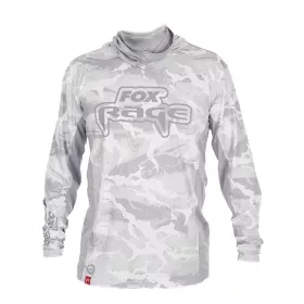 Fox Rage UV Hooded Light Camo Top Pulover s kapuco 2XL