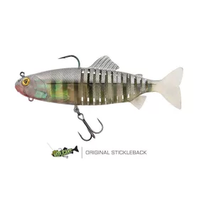   Fox Rage Jointed Replicant 18cm 80gr Original Stickleback Gumijasta vaba