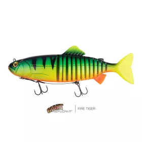 Fox Rage Jointed Replicants 27cm Fire Tiger UV Umetna Vaba