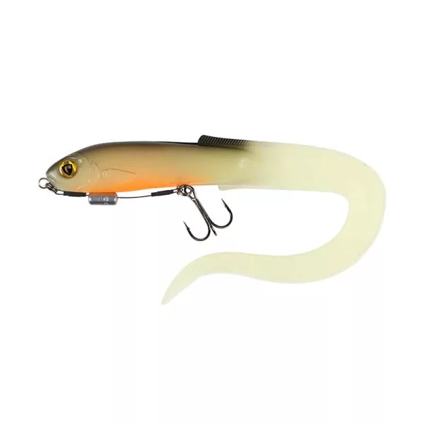 Fox Rage Slick Eel Loaded 21cm UV Hot Olive Plastična vaba
