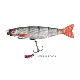   Fox Rage Pro Shad Spojeno Obteženo 23cm Ultra Naravna Platnica Gumijasta Vaba