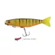 Fox Rage Pro Shad Spojeno Obteženo 14cm UV Naravna Ostriž Gumijasta Vaba