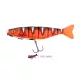 Fox Rage Pro Shad Spojeno Obteženo 14cm UV Red Wake Gumijasta Vaba