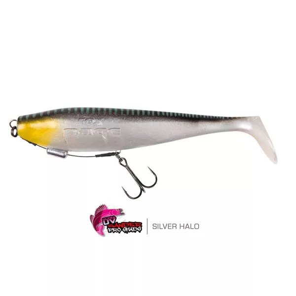 Fox Rage Zander Pro Shad 18cm Loaded UV Silver Halo Gumijasta vaba