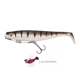   Fox Rage Pro Shad 14cm Loaded UV Glitter Perch Gumijasta vaba