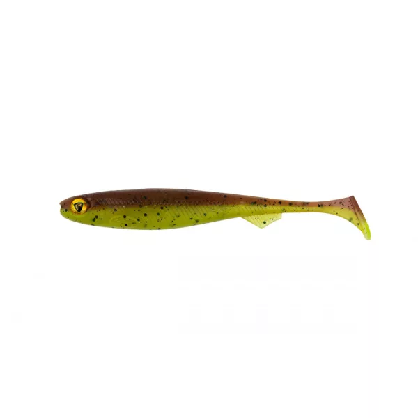 Fox Rage Slick Shad Ultra UV 9cm Green Pumpkin Gumijasta Vaba