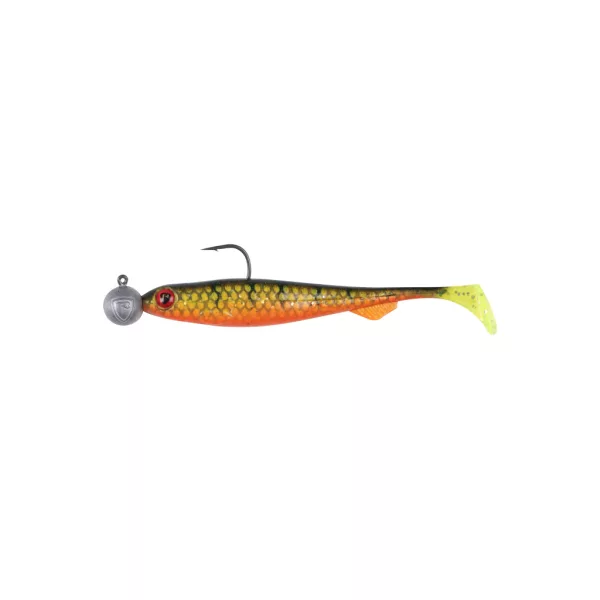 Fox Rage Bulk Loaded Slick Shads UV Natural Perch 13cm 4/0 15gr Plastična vaba