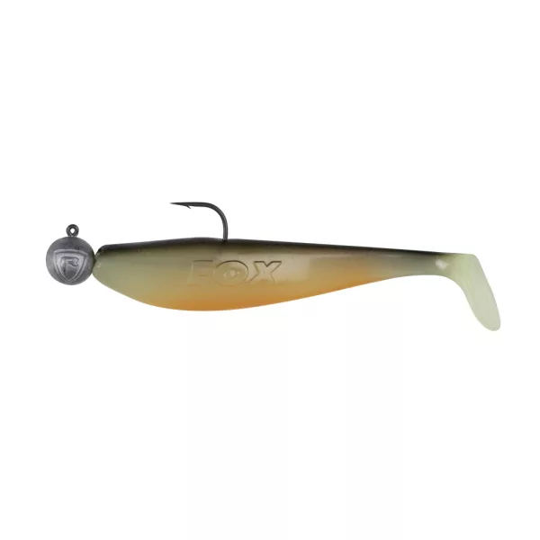 Fox Rage Bulk Loaded Zander Pro Shads UV Hot Olive 7,5cm 1/0 5gr Plastična vaba