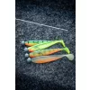 Fox Rage Bulk Loaded Zander Pro Shads UV Lemon Tiger 10cm 4/0 10gr Plastična Vaba