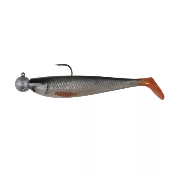 Fox Rage Bulk Loaded Zander Pro Shads Ultra Natural Roach 12cm 4/0 50gr Plastična Vaba