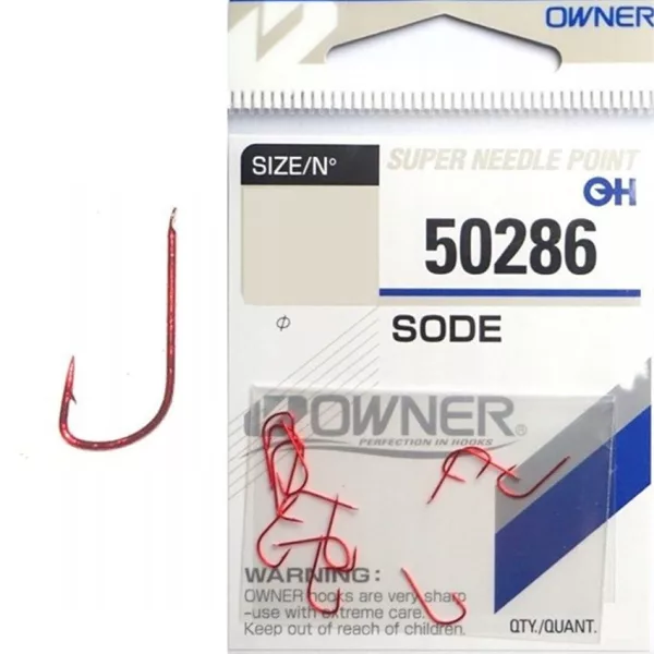 Owner Sode Red 50286 8 Trnek za deveriko z lopatko in brado 12 kosov