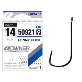   Owner 50921 Penny Hook 18 Trnek z ušesom in bodico za beličarke 11kos