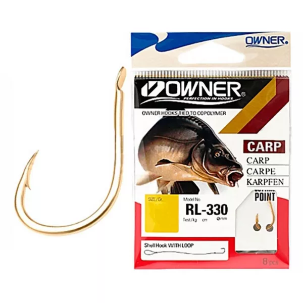 Owner 50330 Cut Gure z 2 lopaticama, Z bodico Predvezan Krapolovni trnek 10 kos
