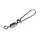 Sasame Black Nickel L Gyorskapocs Forgóval 5db
