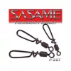 Sasame Black Nickel L Gyorskapocs Forgóval 5db