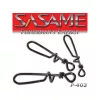 Sasame Black Nickel S Csavart Csali Rögzítő Kapocs 9db
