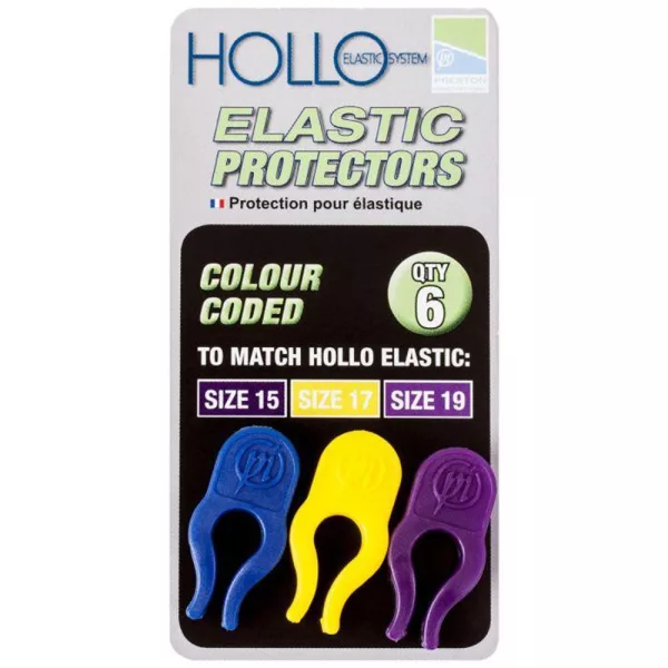 Preston Hollo Elastic Protector Modra Rumena Vijolična Zaščita za elastiko