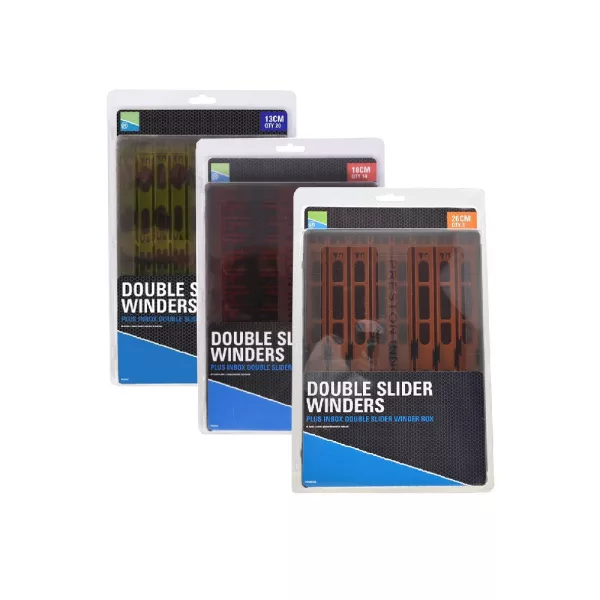 Preston Double Slider Winders In A Box Lestev 13cm