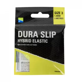   Preston Dura Slip Hibridna Elastika 3 Rumena 1,0mm Hibridna Guma za Palico 3m