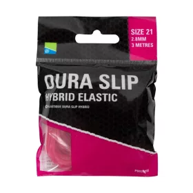   Preston Dura Slip Hibridna Elastika 21 Roza 2,8mm Hibridna Guma za Palico 3m