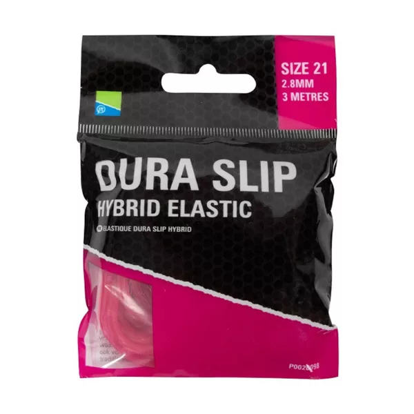 Preston Dura Slip Hibridna Elastika 21 Roza 2,8mm Hibridna Guma za Palico 3m