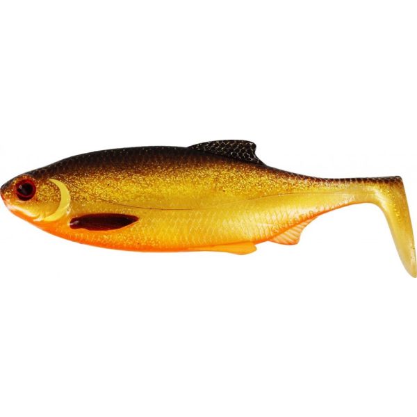 WESTIN Ricky the Roach Shadtail 7cm 6g Zlata mrzlica 2 kos Plastična vaba