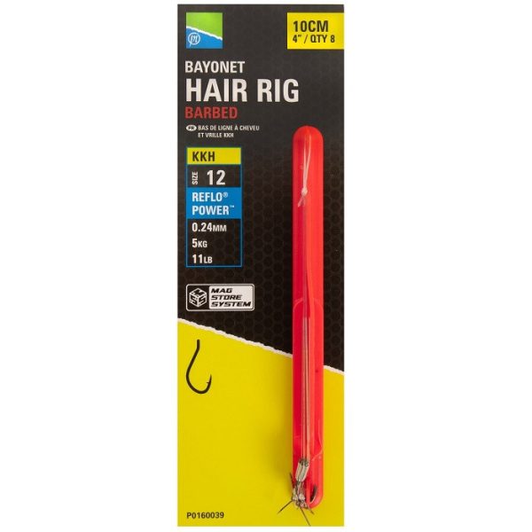 Preston 10 cm Bayonet Hair Rigs Predvezan Trnek 12 KKH