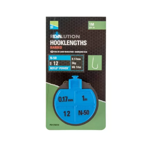 Preston Revalution Hooklengths N50 Velikost 10