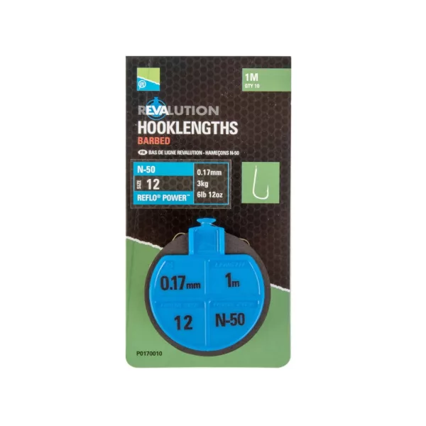 Preston Revalution Hooklengths N50 Velikost 12